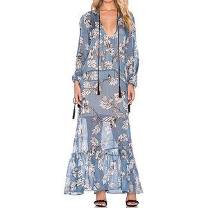 For Love and Lemons Floral Maxi Dress